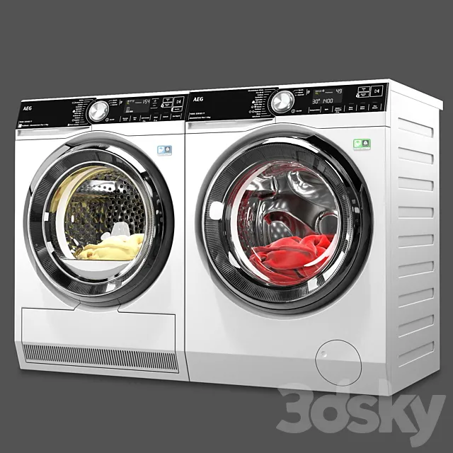 AEG equipment set 3D Model