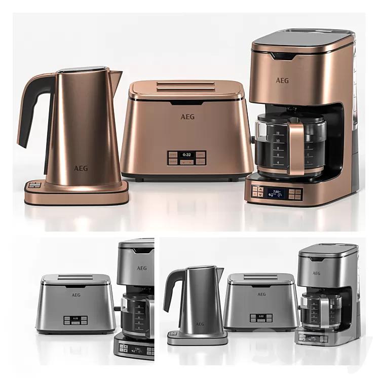 AEG SET Appliances 3D Model