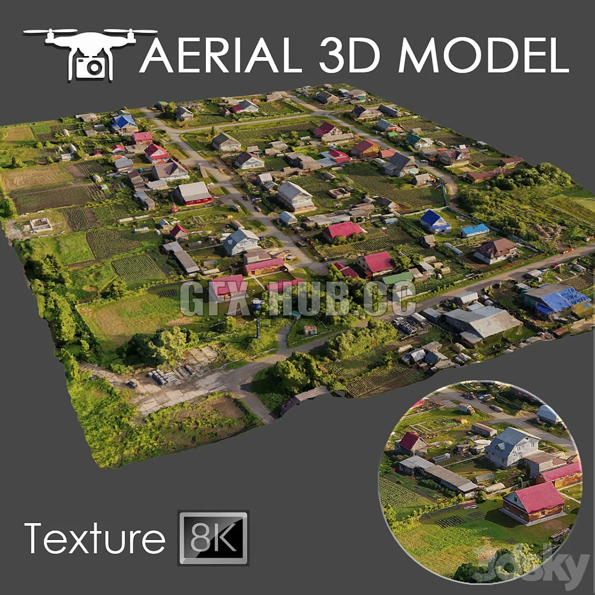 Aerial scan 14 3D Model