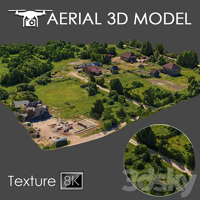 Aerial scan 9 3D Model