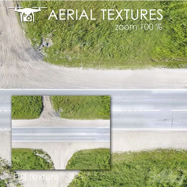 Aerial texture 16 3D Model