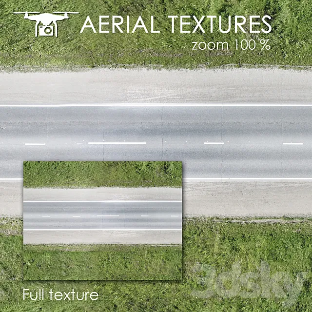 Aerial texture 4 3D Model