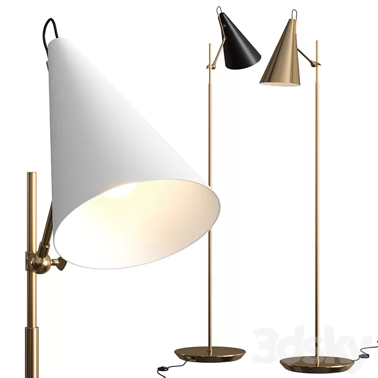 Aerin Clemente Floor Lamp 3D Model