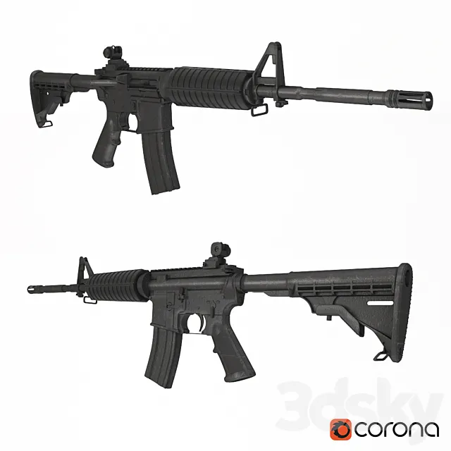 AERO AC-15 Complete Rifle 3DModel