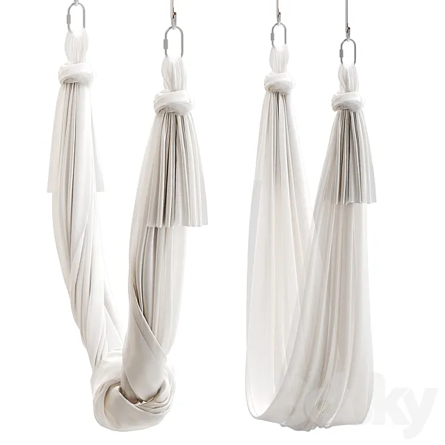 Aero yoga hammock 3D Model