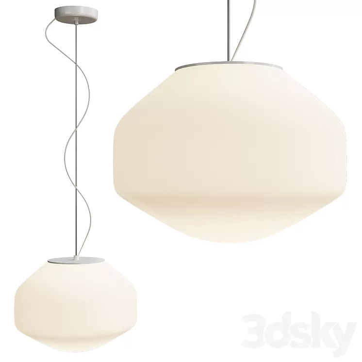 Aerostat led pendant light 3D Model