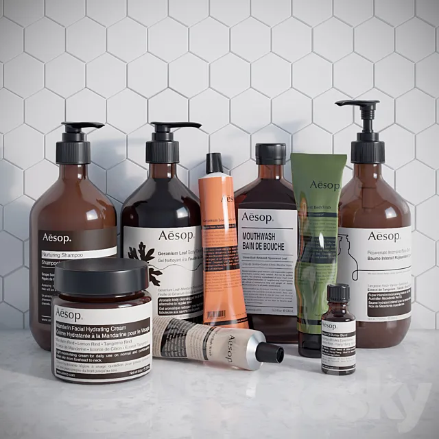 Aesop Cosmetics 3D Model