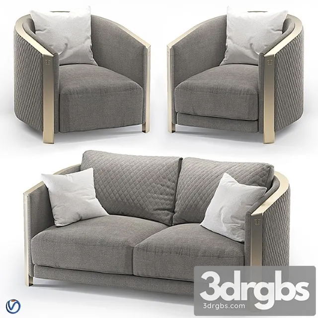 Aesthetics Magma Sofa Chair 3D Model Free