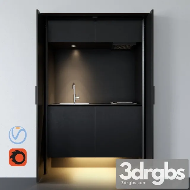 Affilato Hide Kitchen Appliances 3D Model Free