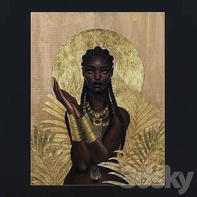 African woman 3DModel