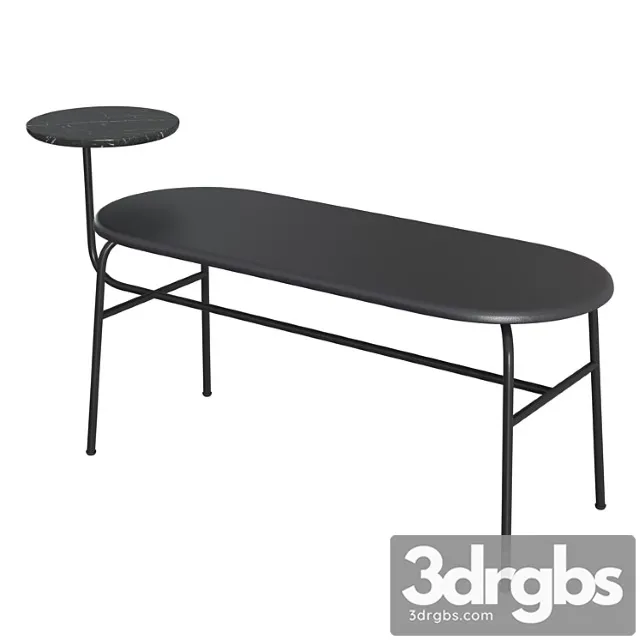 Afteroom bench 2 3D Model Free