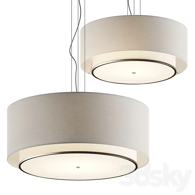AFX Dayton Color Select Pendant Lamps 3D Model