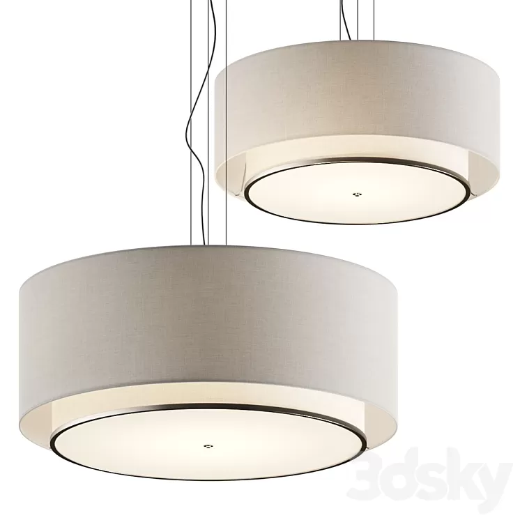 AFX Dayton Color Select Pendant Lamps 3D Model Free