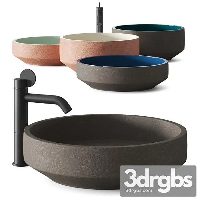 Agape Cenote Washbasins Limon Taps 3D Model Free