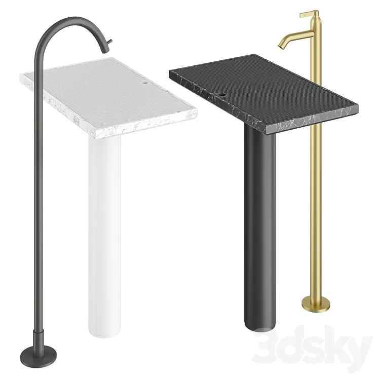 Agape ELL A COLONNA | Floor sink 3D Model Free