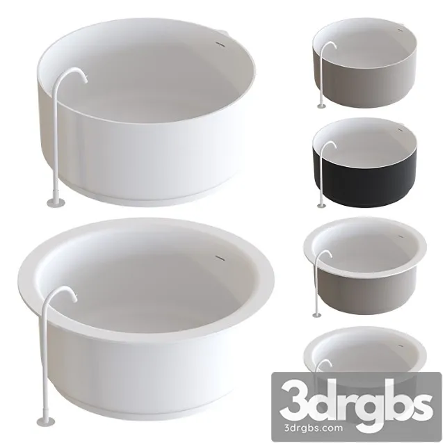 Agape In Out Bathtubs 01 3D Model Free