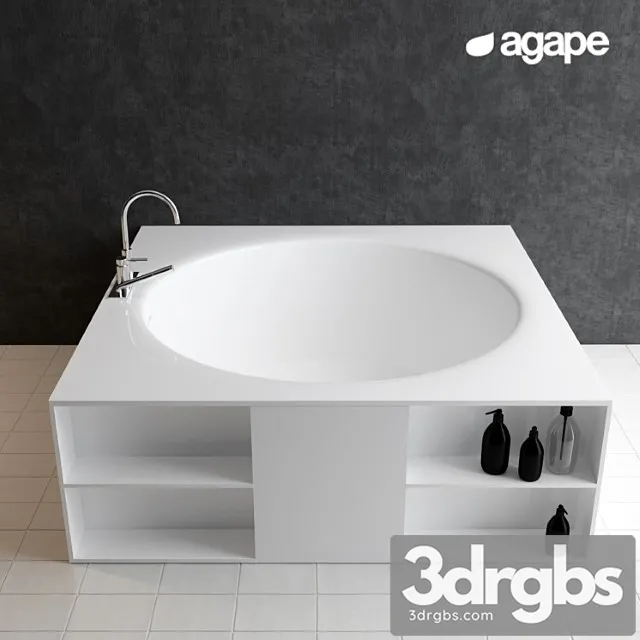 Agape In Out Bathtubs Dornbracht 3D Model Free