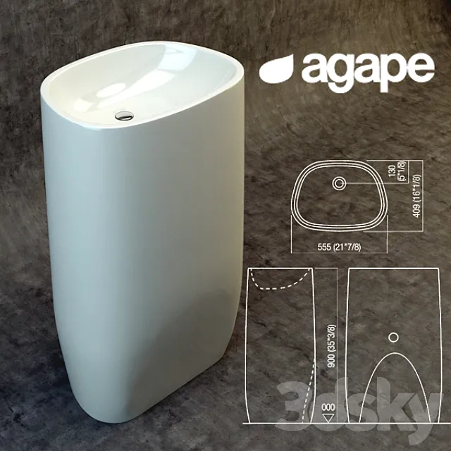 AGAPE Pear C Patricia Urquiola 2007 3D Model