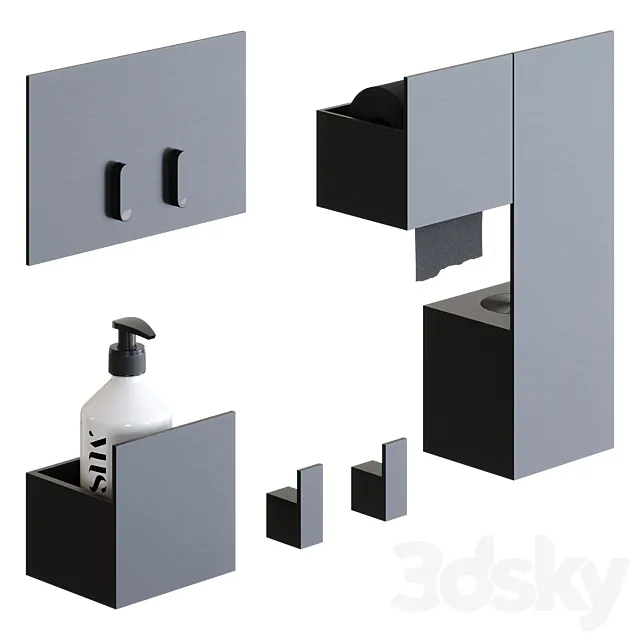 Agape Sen accessories 01 3D Model