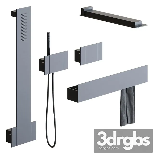 Agape Sen Shower Set 3D Model Free