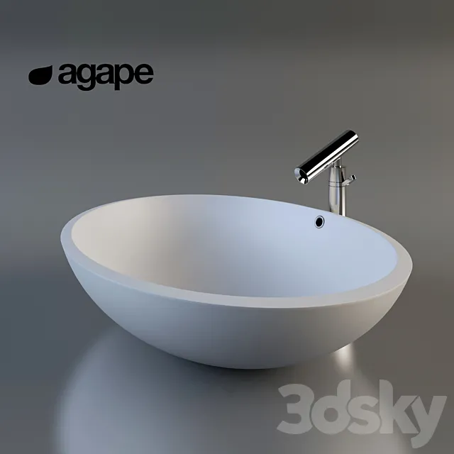 agape spoonxl + square 3DModel