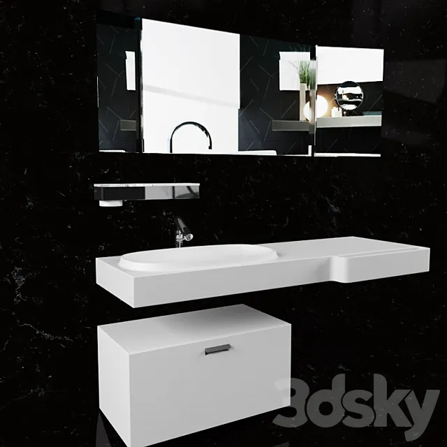 Agape washbasin 3D Model