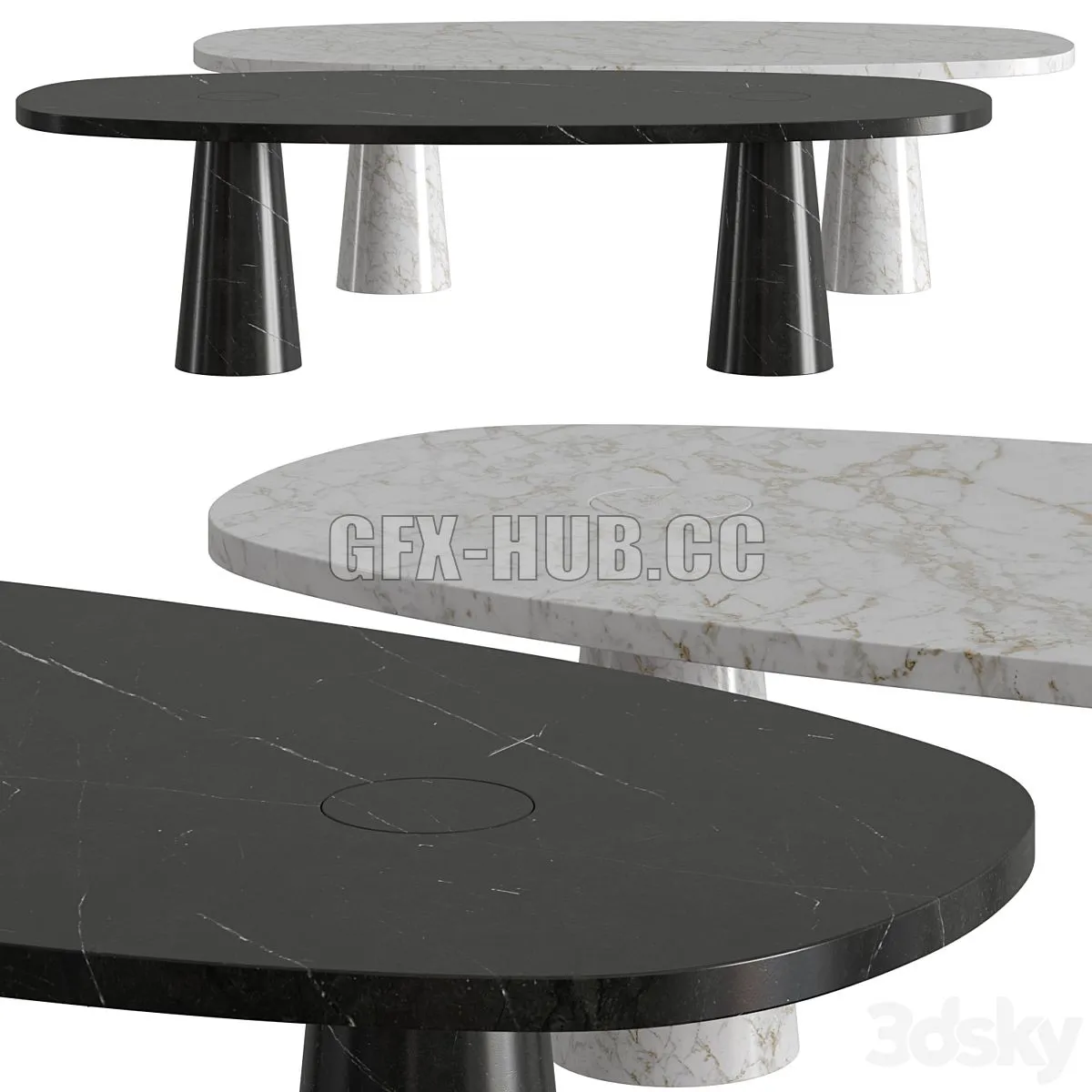 Agapecasa Eros Dining Tables 3D Model