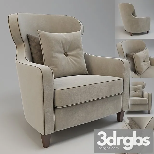 Agata Armchair 3D Model Free