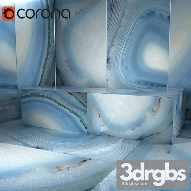 Agata azzurra porcelain stoneware 3D Model Free