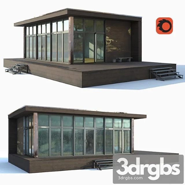 Aged Building 3D Model Free