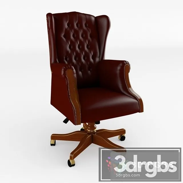 Ageet Genuine Leather Executive Chair 3D Model Free
