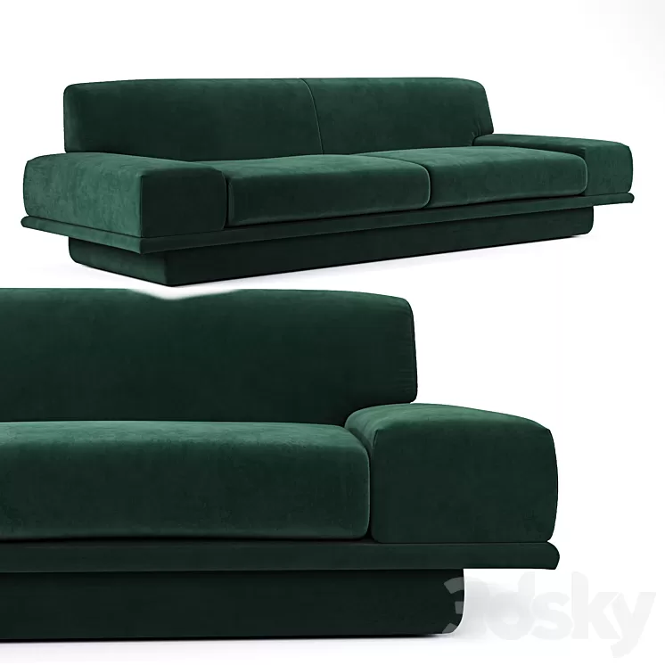 Agent-86-sofa by Grazia & Co Studiotwentyseven 3D Model
