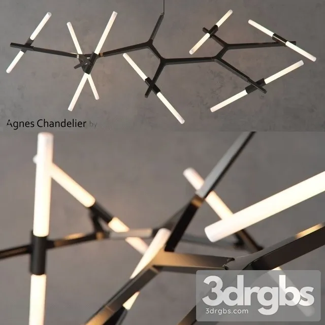 Agnes Chandelier 3D Model Download