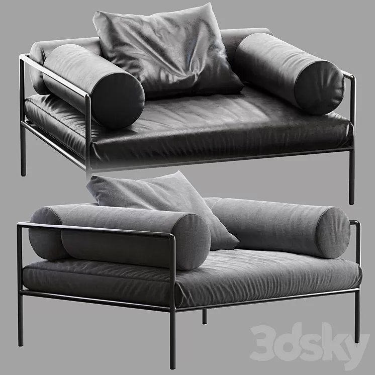 Agra armchair 3D Model