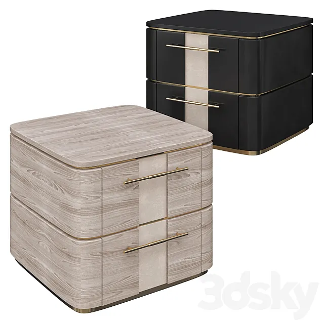 Agra Bedside Table Frato Interiors 3DModel