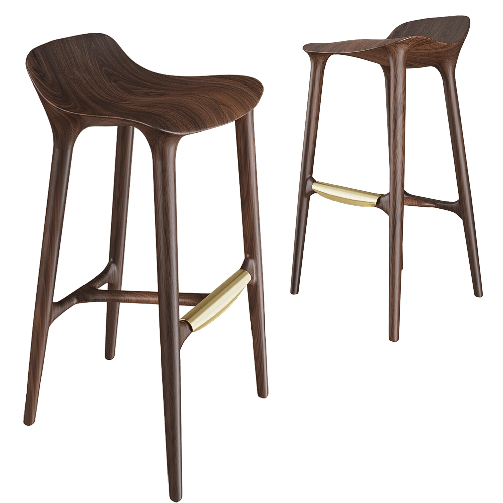 Agrippa - Bar stool Morgan 3D Model