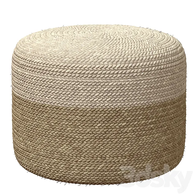 Agro Richer Home Decor Round Jute Pouf Bean Bag Free Download