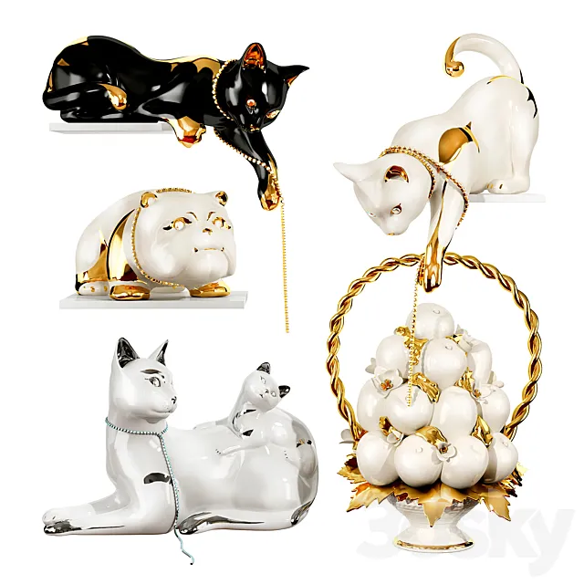 Ahura ceramics decors 3D Model