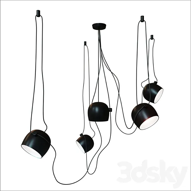 Aim 5-Point Pendant Lamp 3D Model
