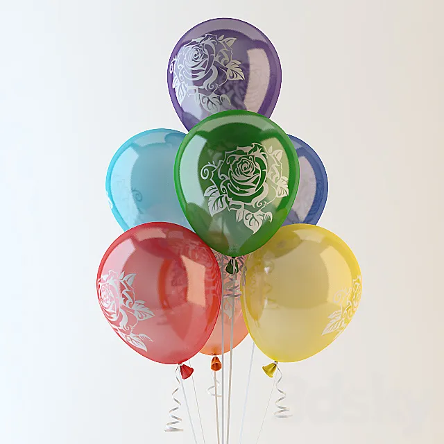 Air balloons 3DModel