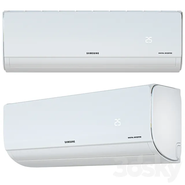 Air conditioner Samsung AR09TXHQASINUA 3DModel
