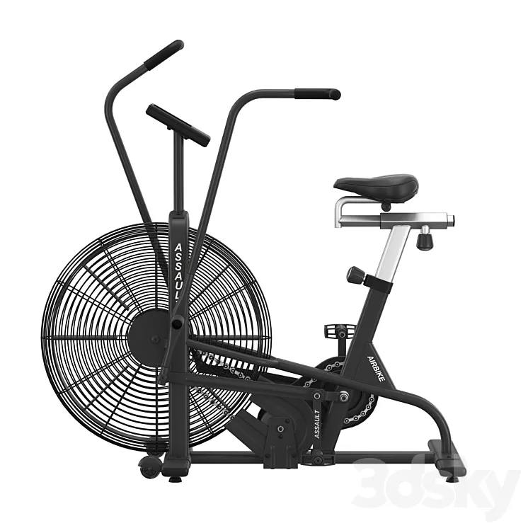 Airbike DHZ X-8860 exercise bike 3D Model Free