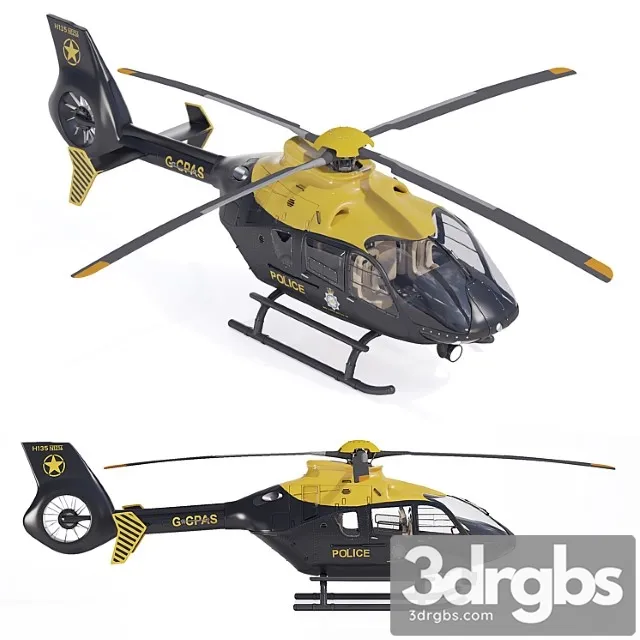 Airbus Helicopter H135 3D Model Free