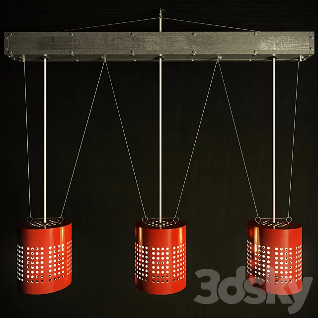 Airfoil 3L light in an aerodynamic style 3DModel