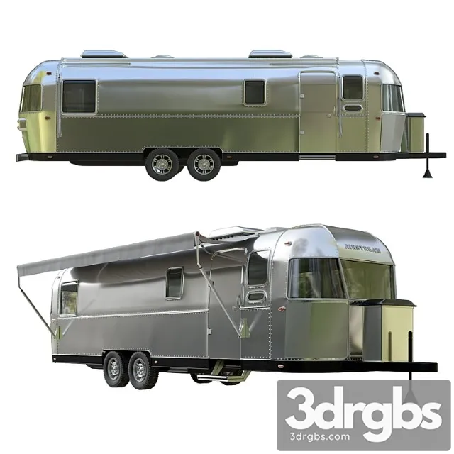 Airstream Travel trailers 3D Model Free