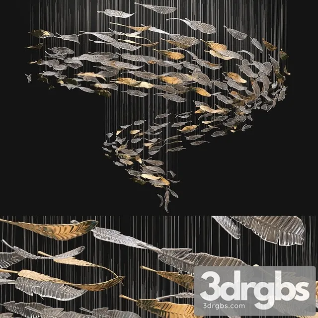 Airy Chandelier 3D Model Free