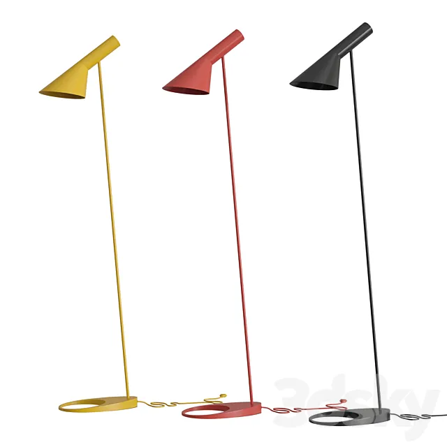 AJ Floor Lamp 3D Model