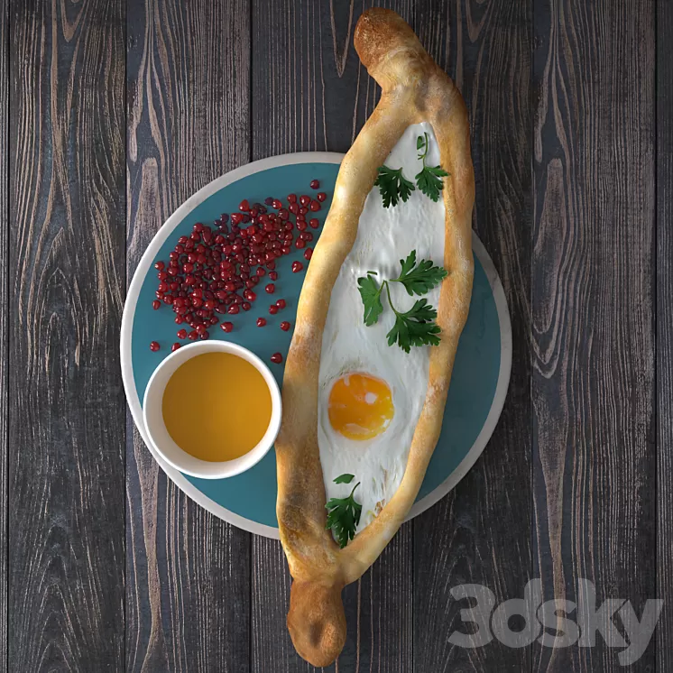 Ajarakan_xachapuri 3D Model