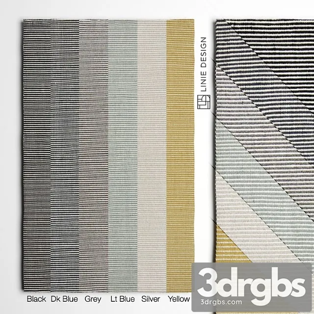Ajo rugs by linie design 3D Model Free