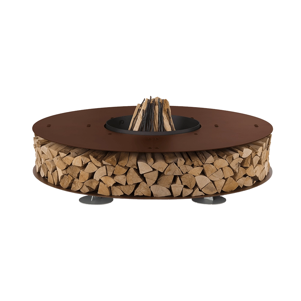 Ak47 Design - Outdoor wood-burning fireplace Zero steel 1500 3D Model